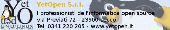 YetOpen S.r.l. - GNU/Linux e l'open source per le aziende