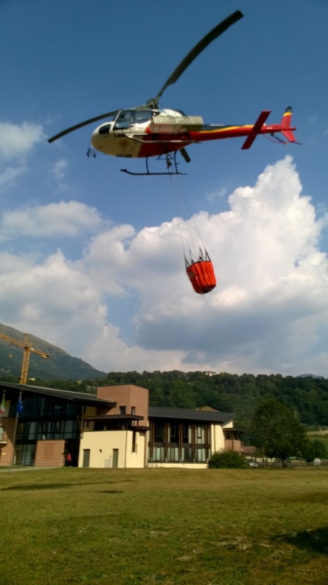 Incendio Rocca di Baiedo 21.07.2015